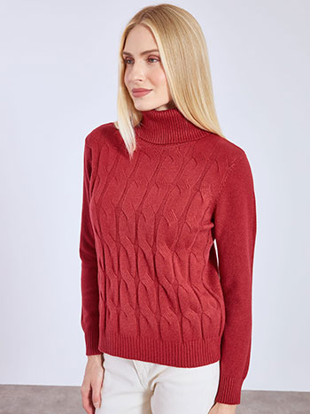 Πουλόβερ με χαλαρό ζιβάγκο WT1738.4179+6