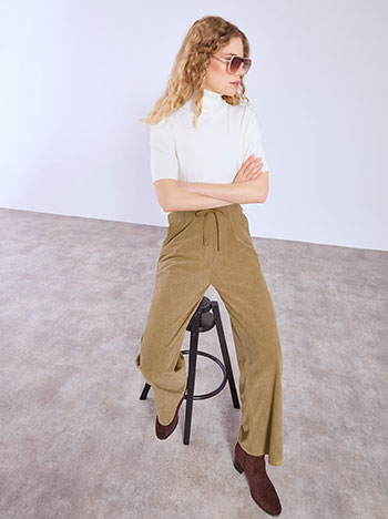 Παντελόνι κοτλέ σε ίσια γραμμή WT1755.1801+2