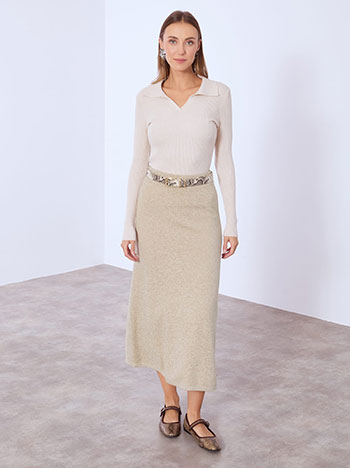 Φούστα μίντι πλεκτή WT1794.2167+6