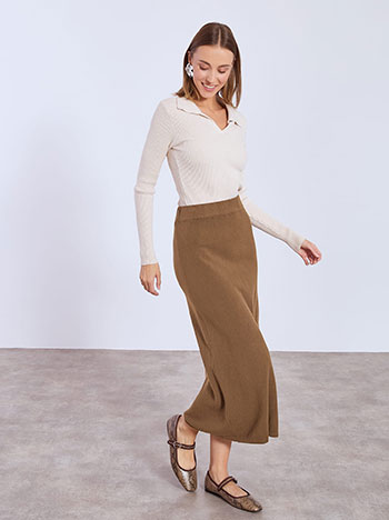 Φούστα μίντι πλεκτή WT1794.2167+4