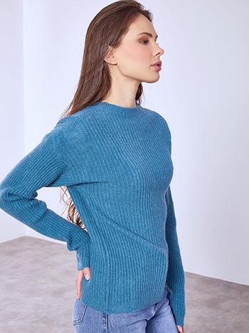 Πουλόβερ με ανάγλυφες ρίγες WT1794.4102+5