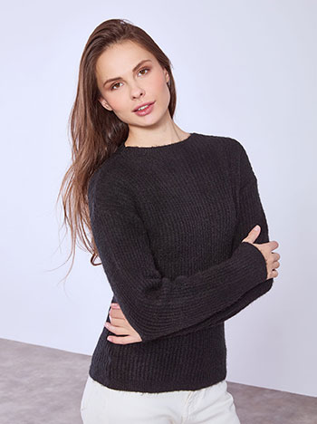 Πουλόβερ με ανάγλυφες ρίγες WT1794.4102+1