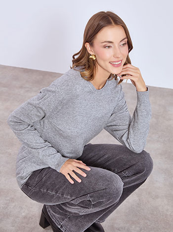 Πουλόβερ μονόχρωμο WT1794.4139+2