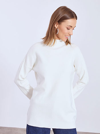 Πουλόβερ μονόχρωμο με βισκόζη WT1794.4625+4