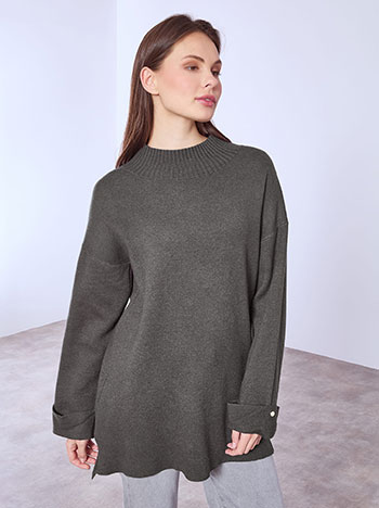 Πουλόβερ μακρύ ασύμμετρο WT1794.4646+2