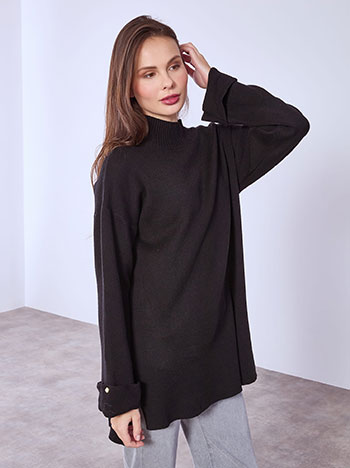 Πουλόβερ μακρύ ασύμμετρο WT1794.4646+1