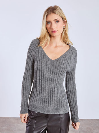 Πουλόβερ ριπ πλεκτό WT1794.4695+2