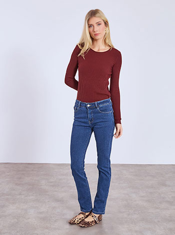 Τζιν push up με βαμβάκι WT1796.1340+1