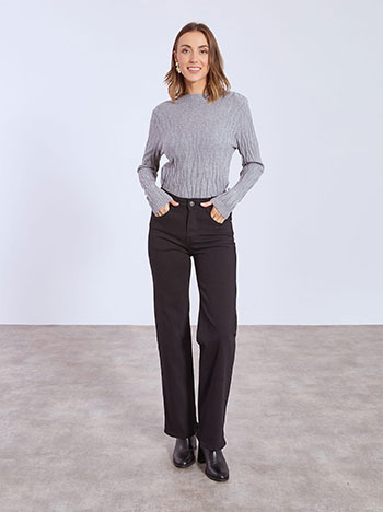 Τζιν wide leg μονόχρωμο WT1796.1471+1