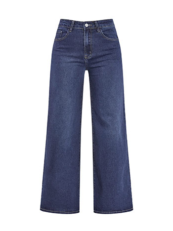 Τζιν wide leg μονόχρωμο WT1796.1512+1 φωτογραφία