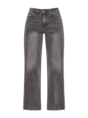Τζιν wide leg με φερμουάρ στο πλάι WT1796.1520+2 φωτογραφία