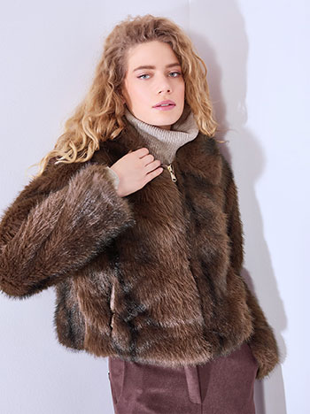 Γούνα με γιακά WT673.6053+1