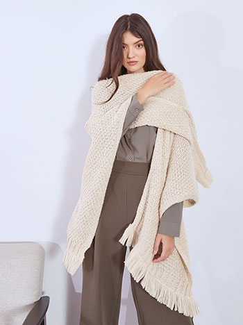 Κάπα πλεκτή με παγιέτες WT673.9904+4 φωτογραφία