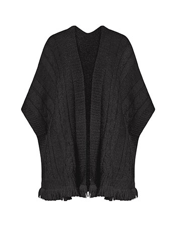 Κάπα με μεταλλιζέ λεπτομέρειες με μαλλί WT673.9906+1 φωτογραφία