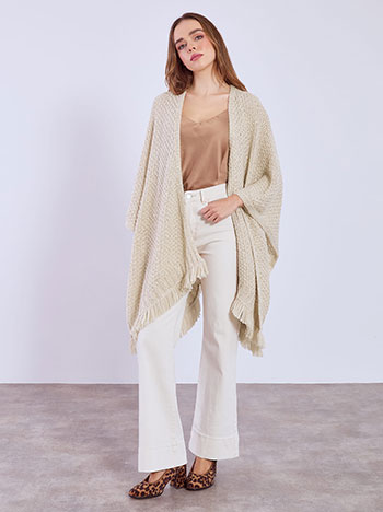 Κάπα πλεκτή με παγιέτες WT673.9907+3 φωτογραφία