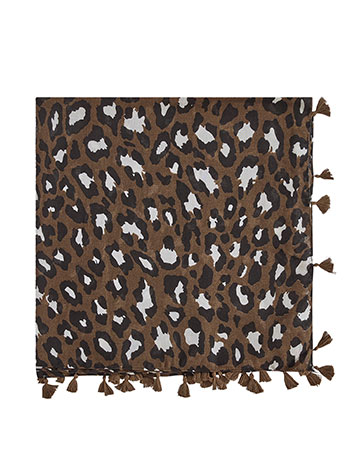 Εσάρπα λεοπάρ απο βισκόζη WT673.A385+1 φωτογραφία