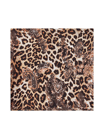 Εσάρπα λεοπάρ με σχέδια λαχούρια WT673.A660+2 φωτογραφία