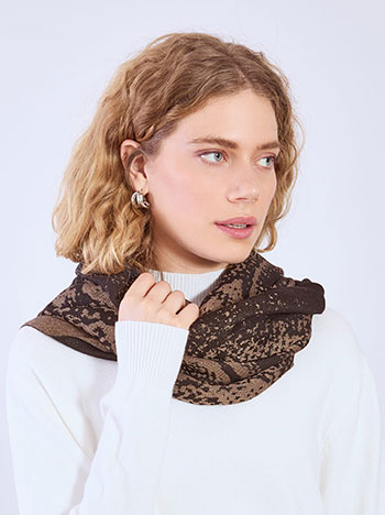 Εσάρπα μεταλλιζέ απο βισκόζη WT673.A670+1