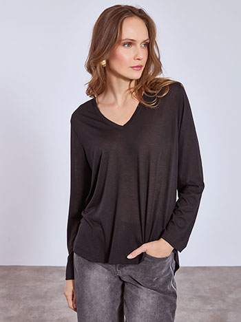 Celestino Μπλούζα με καμπύλη στο τελείωμα WT6752.4001+3