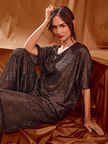 Μπλούζα με παγιέτες WT7564.4975+2