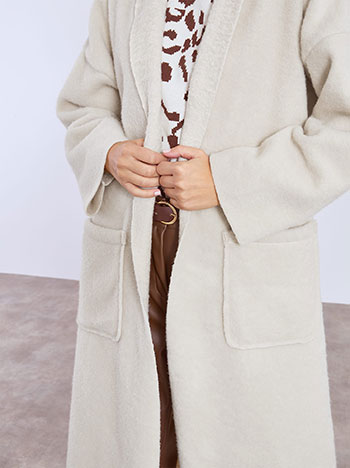 Παλτό μακρύ χνουδωτό WT7566.7250+3 φωτογραφία