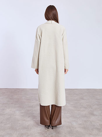 Παλτό μακρύ χνουδωτό WT7566.7250+3 φωτογραφία