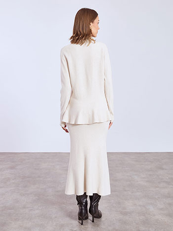 Σετ πλεκτό με ζακέτα και φούστα WT7568.0154+4