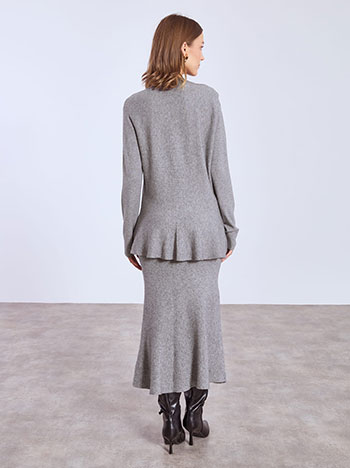 Σετ πλεκτό με ζακέτα και φούστα WT7568.0154+2