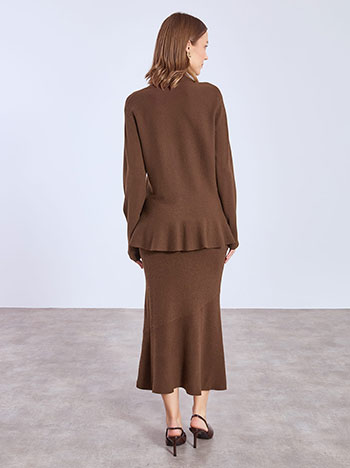 Celestino Σετ πλεκτό με ζακέτα και φούστα WT7568.0154+3