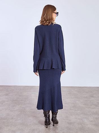 Σετ πλεκτό με ζακέτα και φούστα WT7568.0154+5