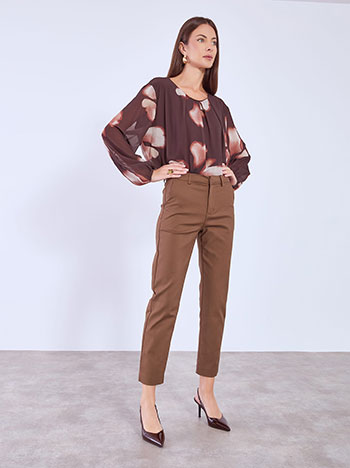 Παντελόνι γραφείου μονόχρωμο WT7568.1989+3