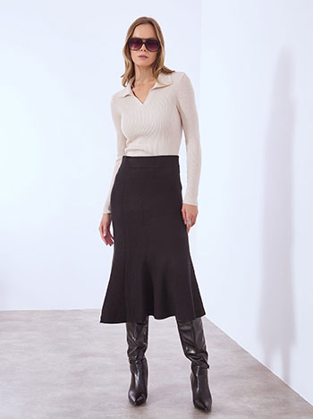 Φούστα πλεκτή μίντι WT7568.2295+1