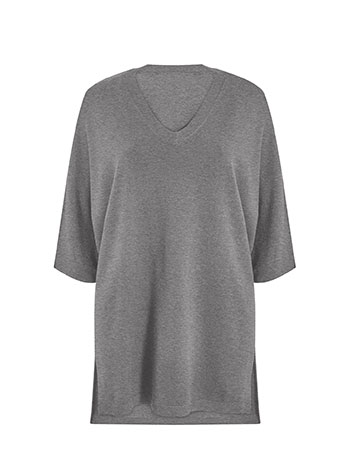 Πουλόβερ μακρύ με V λαιμόκοψη WT7568.4218+2 φωτογραφία