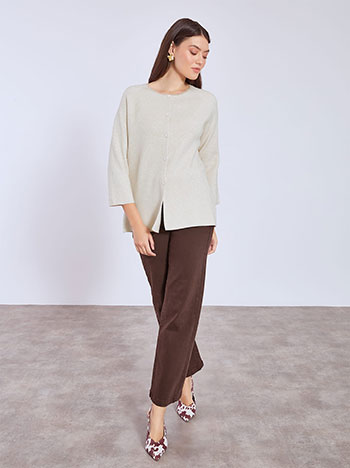 Ζακέτα με στρογγυλή λαιμόκοψη WT7568.5082+4 φωτογραφία