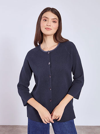 Ζακέτα με στρογγυλή λαιμόκοψη WT7568.5082+5