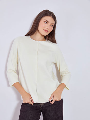 Ζακέτα με στρογγυλή λαιμόκοψη WT7568.5082+2