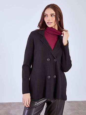 Ζακέτα με ανοίγματα στο πλάι WT7568.5086+1