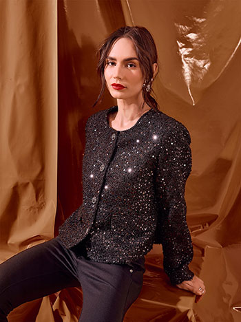 Σακάκι με παγιέτες WT7569.5666+1