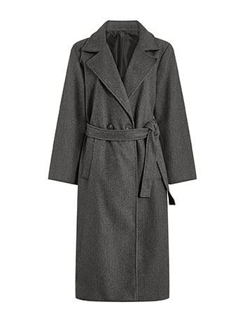 Παλτό μακρύ με αποσπώμενη ζώνη WT7569.7107+3 φωτογραφία