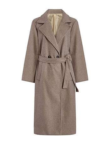 Παλτό μακρύ με αποσπώμενη ζώνη WT7569.7107+2 φωτογραφία