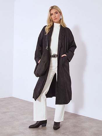 Celestino Παλτό με σουέντ όψη WT7569.7179+1