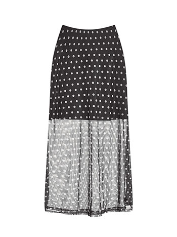 Φούστα πουά με διαφάνεια WT7570.2980+1 φωτογραφία