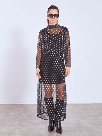 Φούστα πουά με διαφάνεια WT7570.2980+1 φωτογραφία