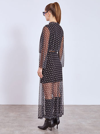 Φούστα πουά με διαφάνεια WT7570.2980+1 φωτογραφία