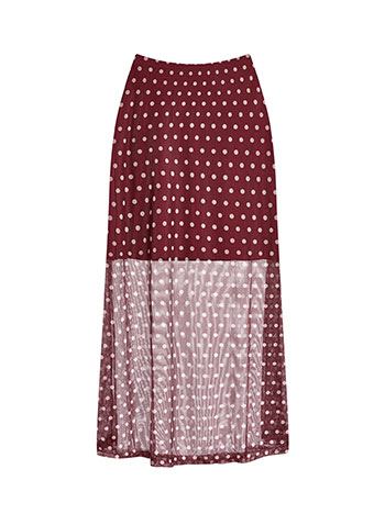 Φούστα πουά με διαφάνεια WT7570.2980+3 φωτογραφία