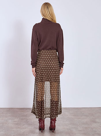 Φούστα πουά με διαφάνεια WT7570.2980+2 φωτογραφία