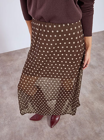 Φούστα πουά με διαφάνεια WT7570.2980+2 φωτογραφία