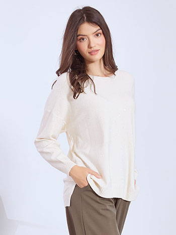 Πουλόβερ με παγιέτες WT7572.4370+3