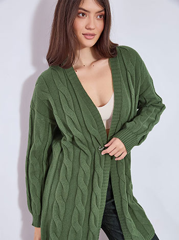 Ζακέτα με ανάγλυφες λεπτομέρειες WT7572.5239+4 φωτογραφία