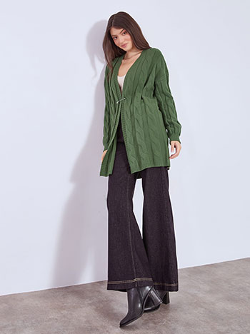 Ζακέτα με ανάγλυφες λεπτομέρειες WT7572.5239+4 φωτογραφία